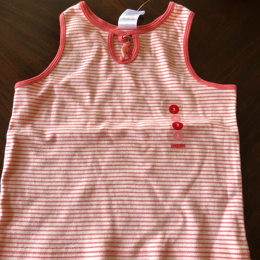 Gymboree peach striped tank
